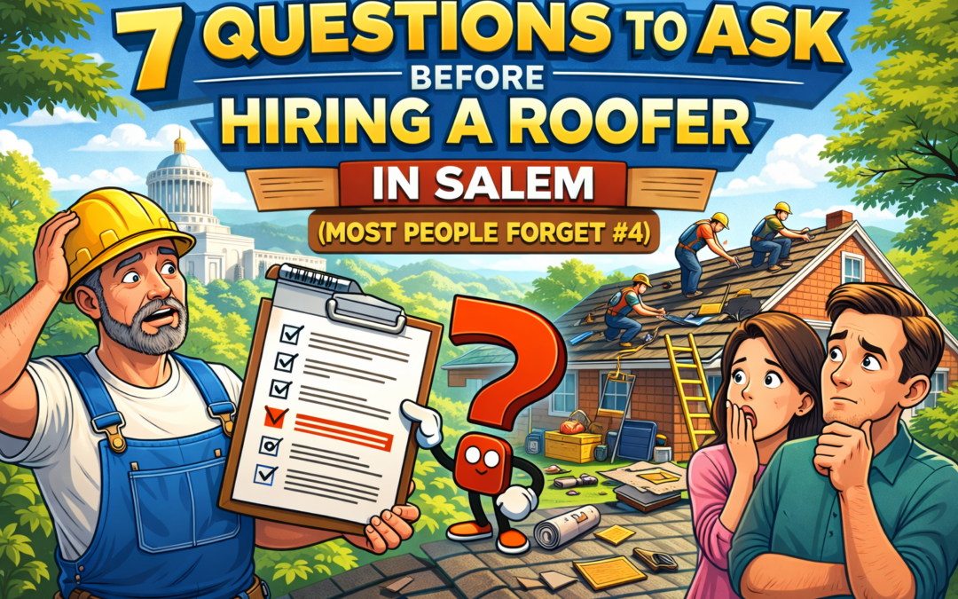 7 Questions to Ask Before Hiring a Roofer in Salem (Most People Forget #4)