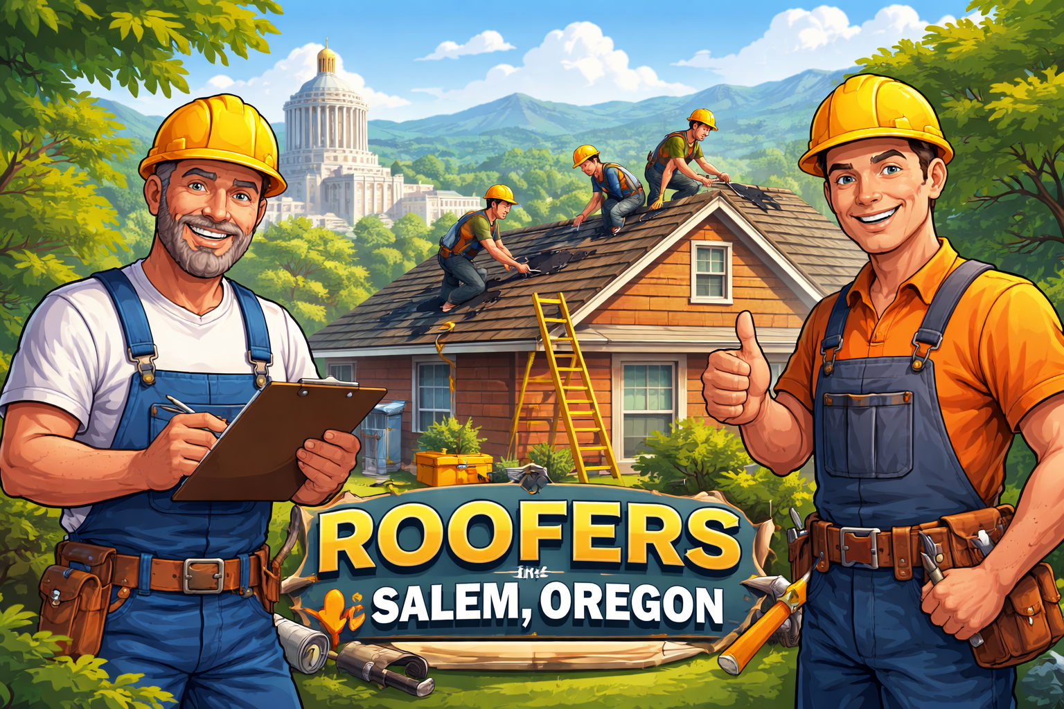 how to find a salem roofer