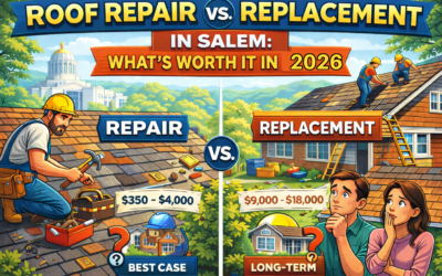 Roof Repair vs. Replacement in Salem: What’s Worth It in 2026?